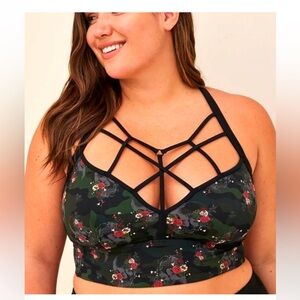 Torrid Camo Skull Cage front Bikini Top